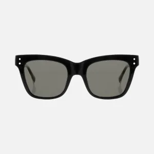 Leopold - Gloss black Muted Tort Temples Grey Lens