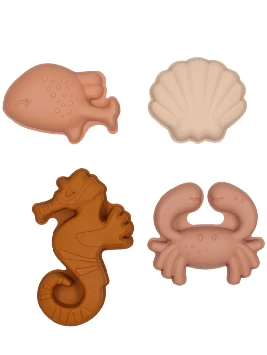 Liewood   Shell print silicone beach set 