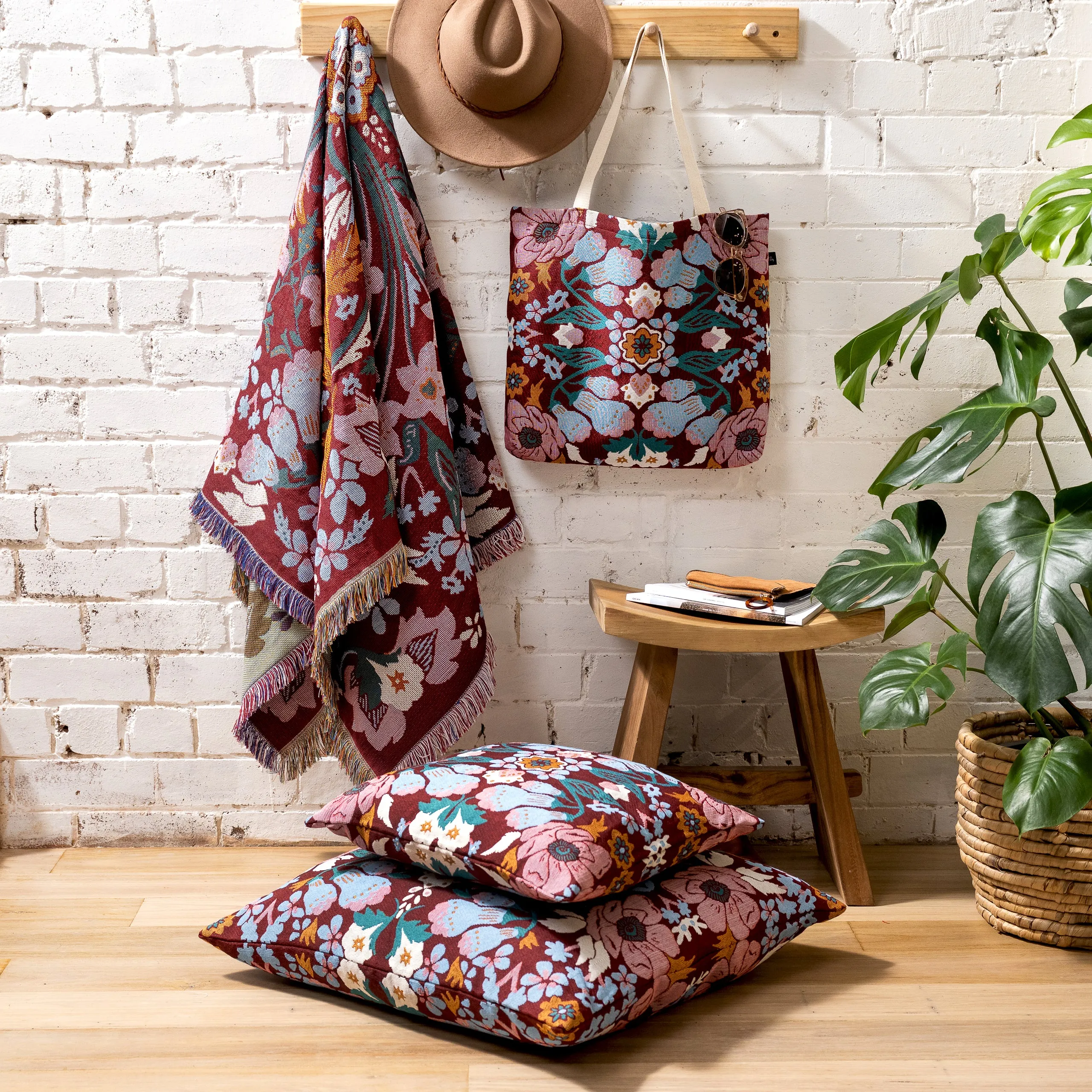 'Magical Mystery' Woven Picnic Rug / Throw