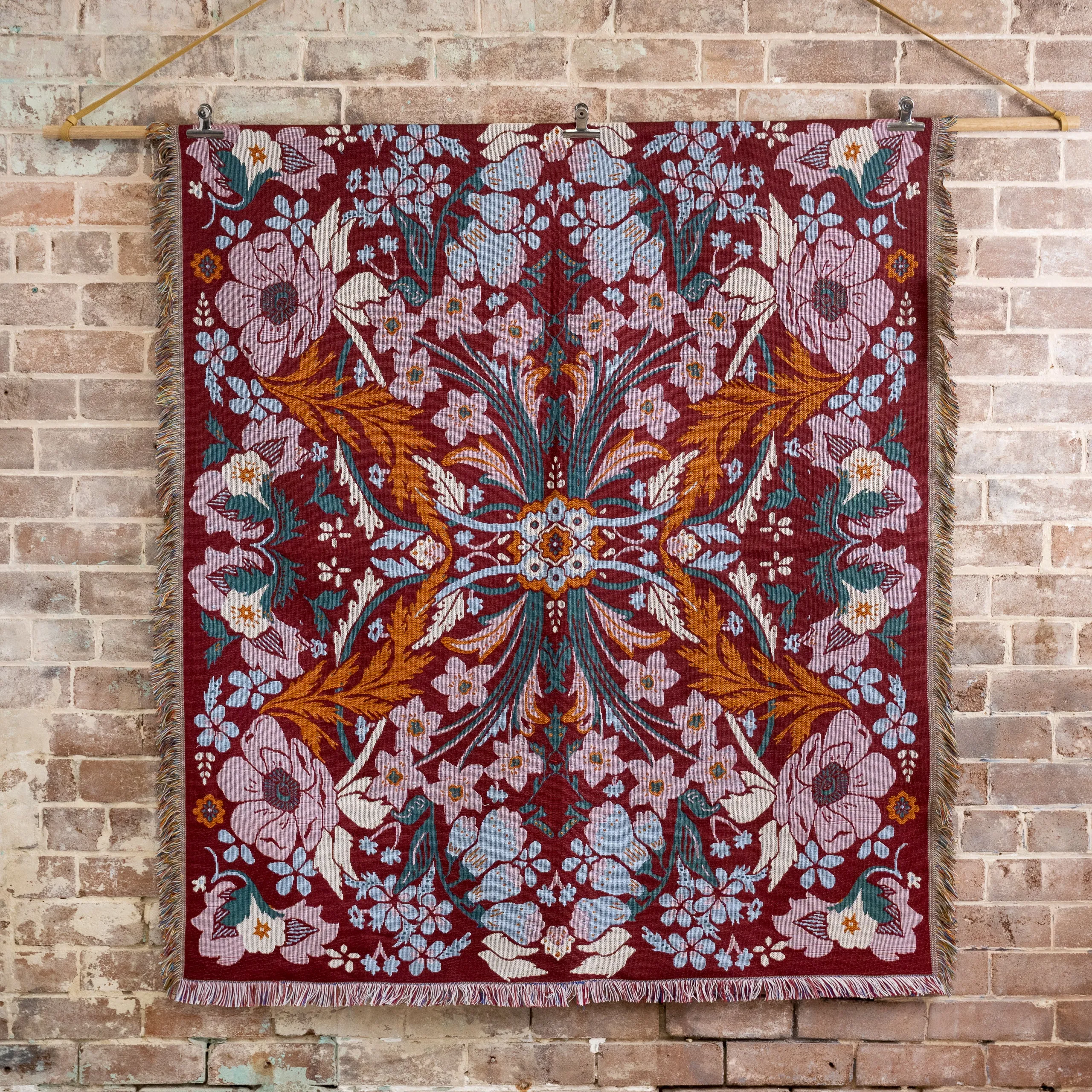 'Magical Mystery' Woven Picnic Rug / Throw