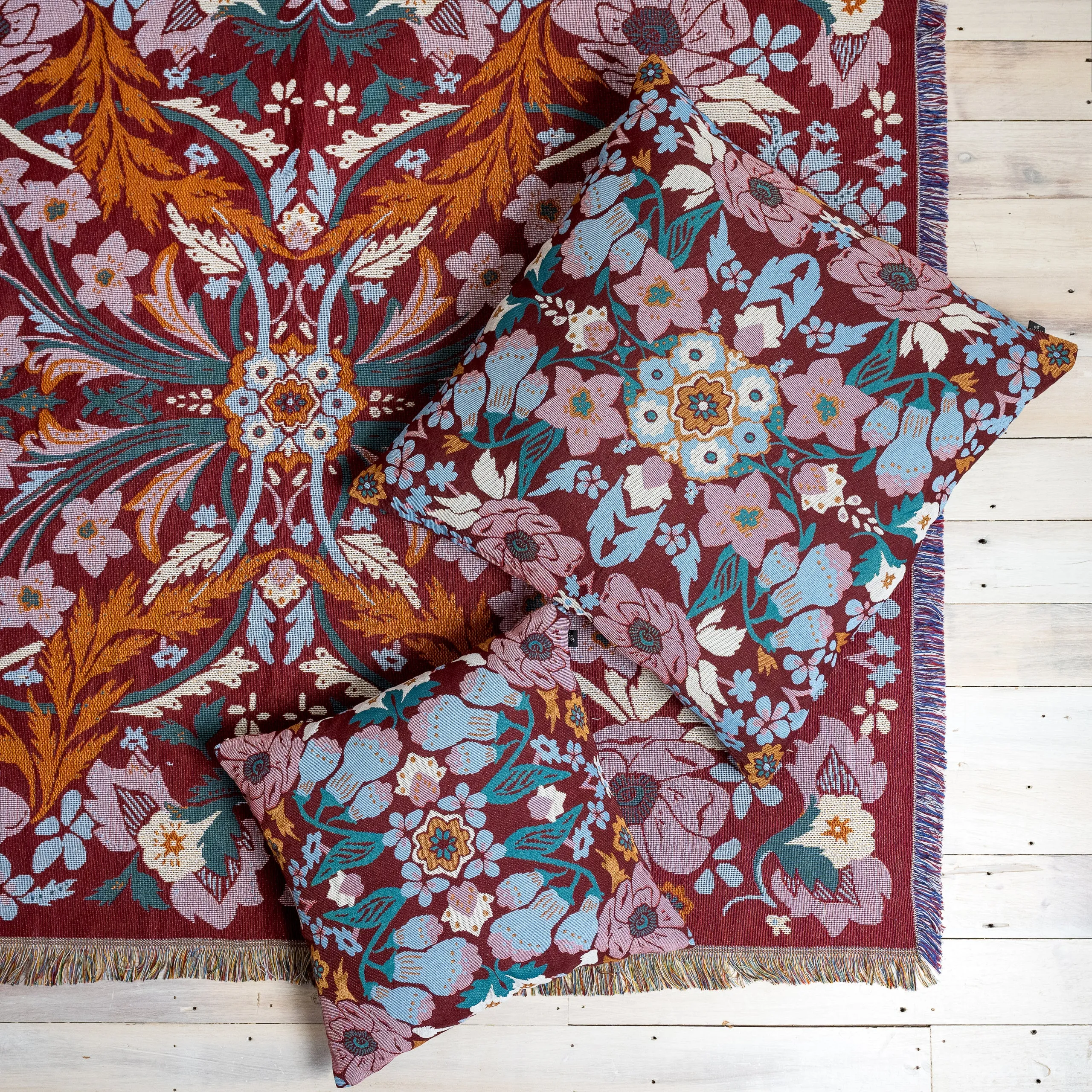 'Magical Mystery' Woven Picnic Rug / Throw