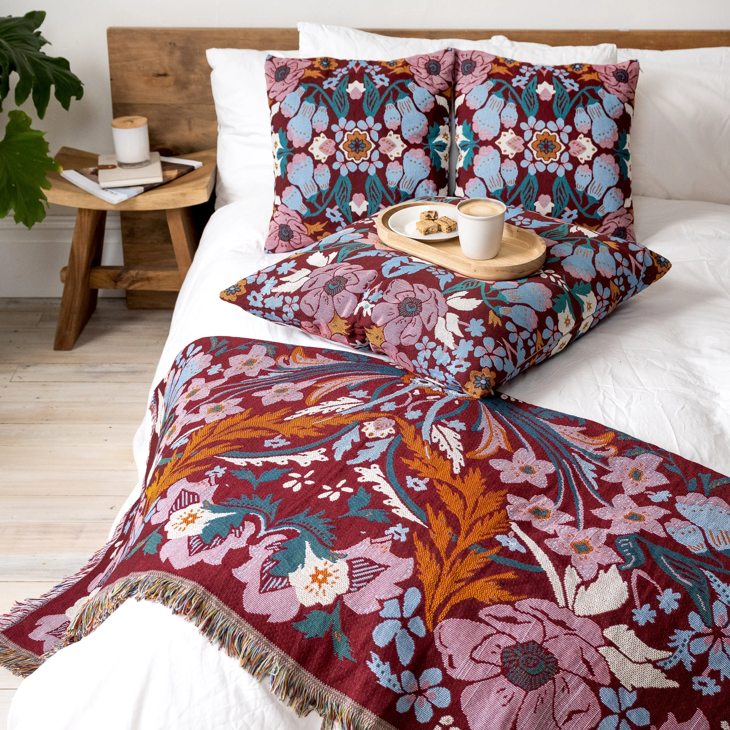 'Magical Mystery' Woven Picnic Rug / Throw