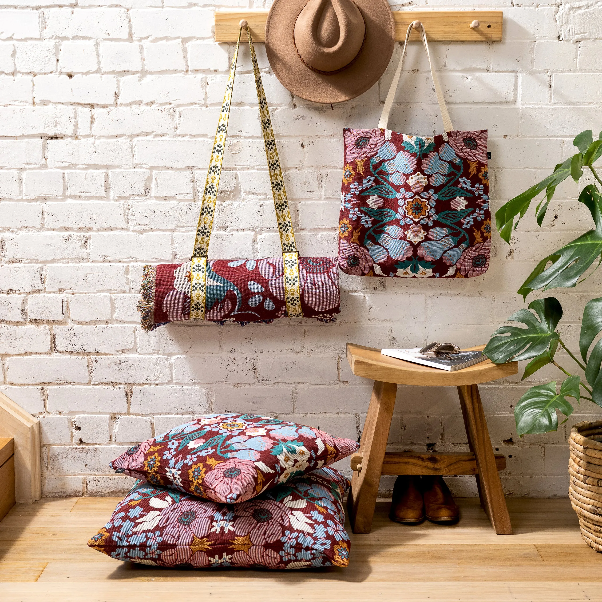 'Magical Mystery' Woven Picnic Rug / Throw