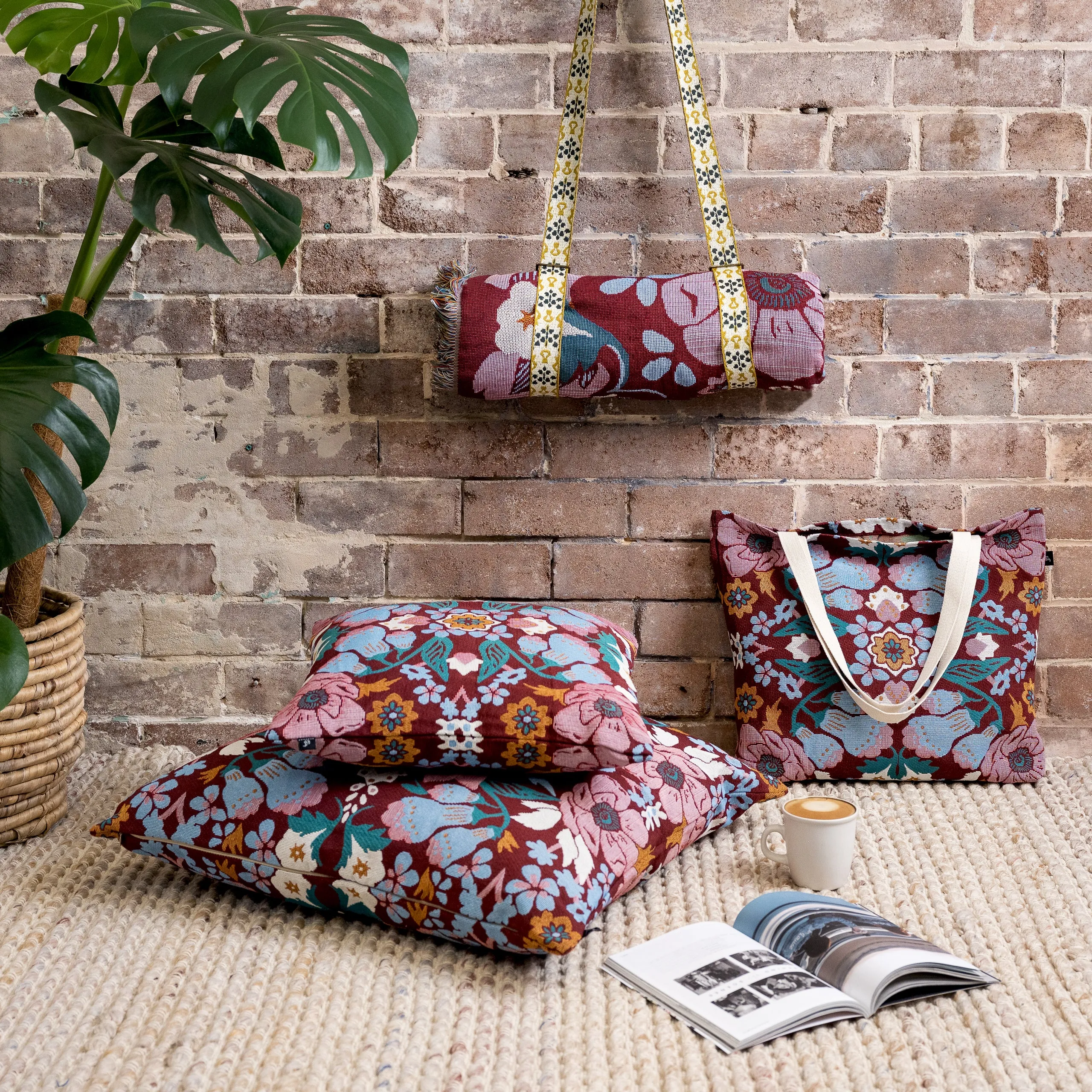 'Magical Mystery' Woven Picnic Rug / Throw