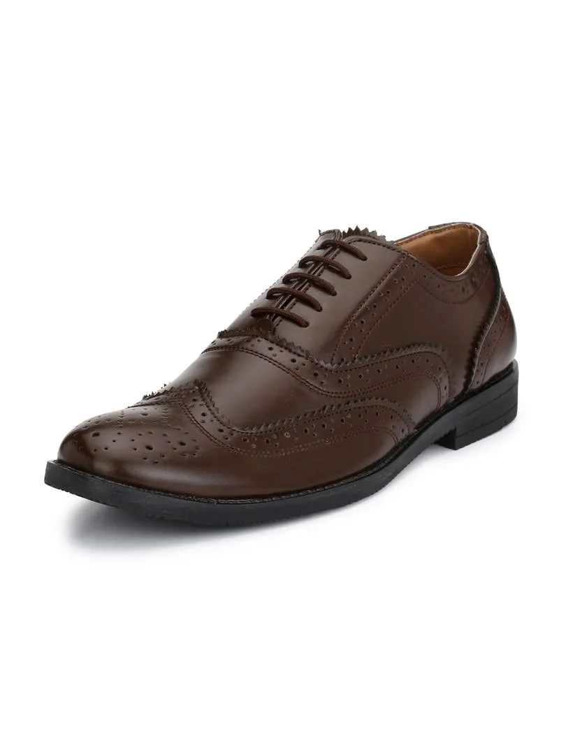 Men's Brown Oxford Wingtip Brogue