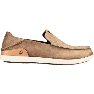 Men's OluKai Nalukai Kala Slip-On Sand/Bone Leather