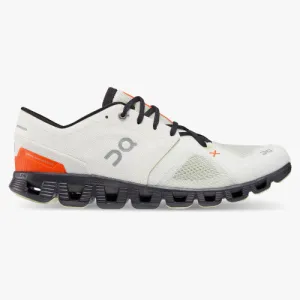 MENS ON CLOUD X 3- IVORY/FLAME