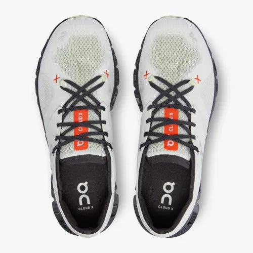 MENS ON CLOUD X 3- IVORY/FLAME