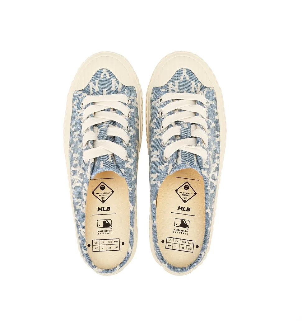 MLB DENIM MONOGRAM MULE NEW YORK YANKEES