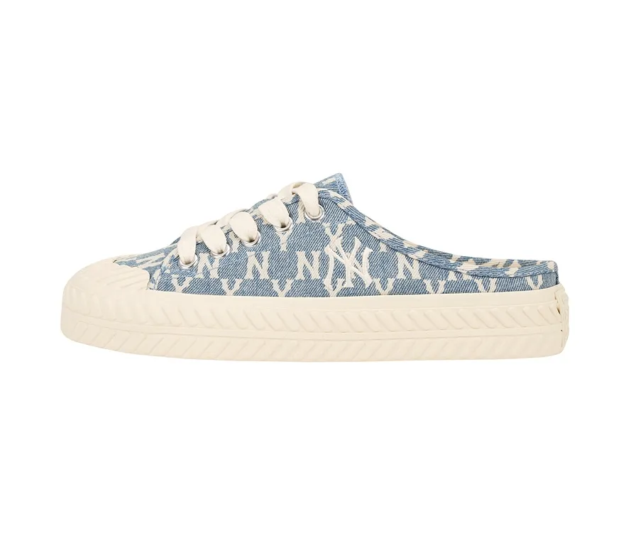 MLB DENIM MONOGRAM MULE NEW YORK YANKEES