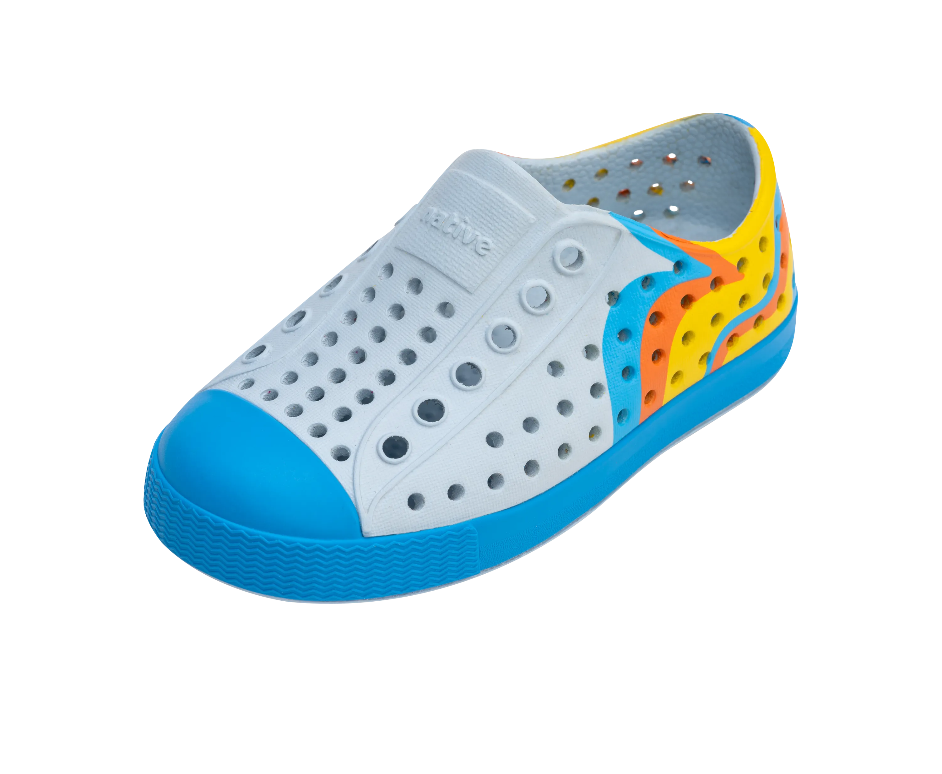 Native Jefferson Block - Air Blue / Wave Blue / Blue Abstract Block
