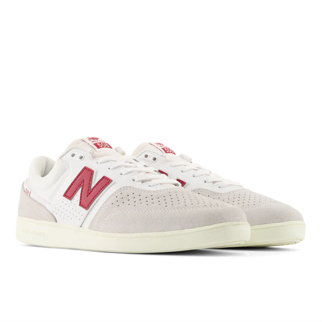 New Balance Numeric Men's Brandon Westgate 508 White Red Shoes