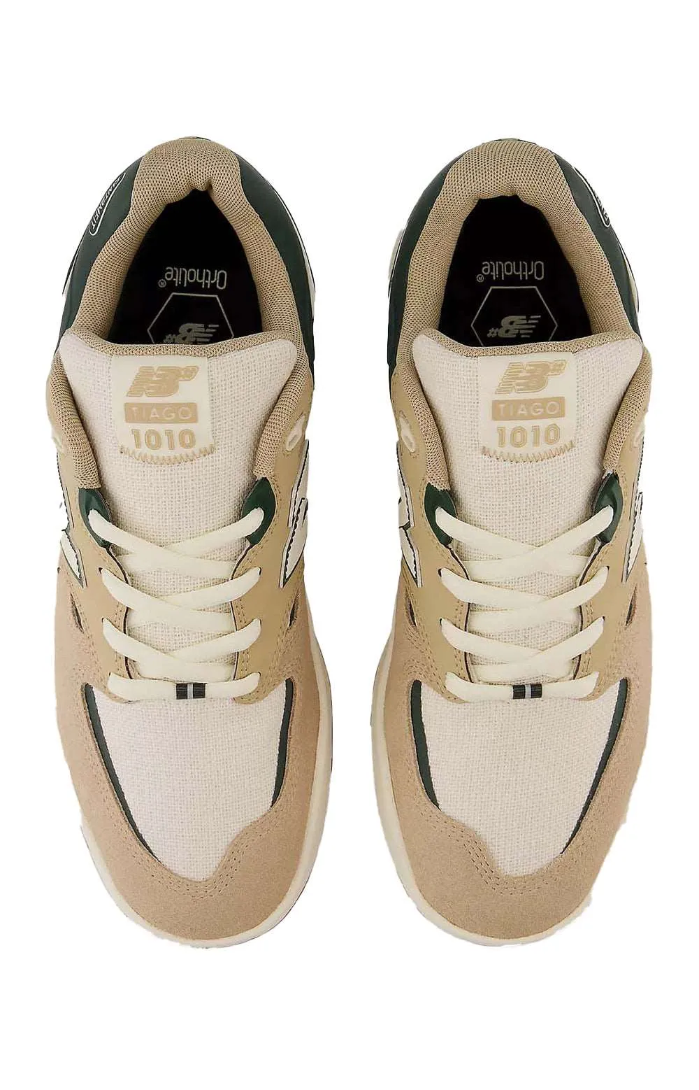 New Balance Numeric Tiago Lemos 1010 Skate Shoes - Tan and Forest Green