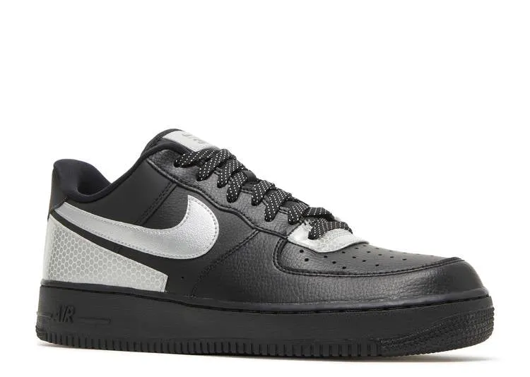 Nike 3M X AIR FORCE 1 '07 LV8 'BLACK', black