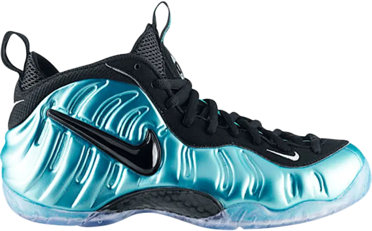 Nike Air Foamposite Pro 'Electric Blue' Sneakers, Turquoise