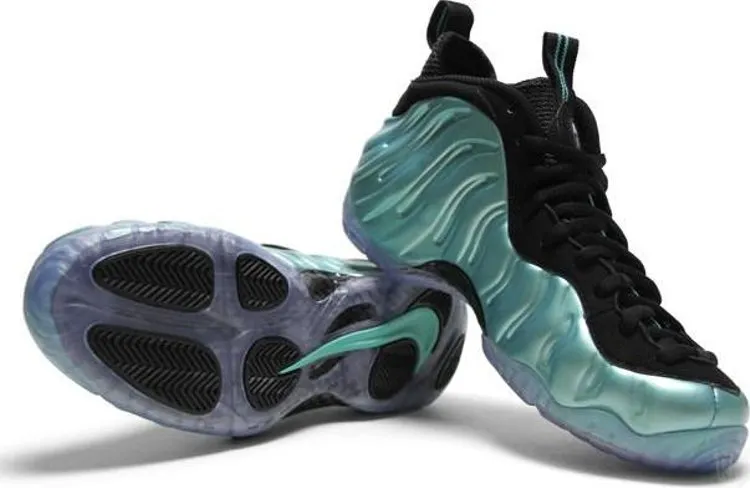 Nike Air Foamposite Pro 'Electric Blue' Sneakers, Turquoise