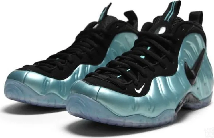Nike Air Foamposite Pro 'Electric Blue' Sneakers, Turquoise