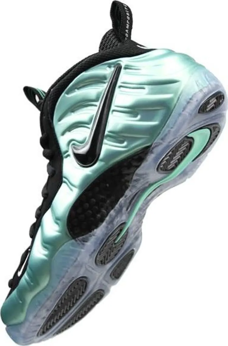 Nike Air Foamposite Pro 'Electric Blue' Sneakers, Turquoise