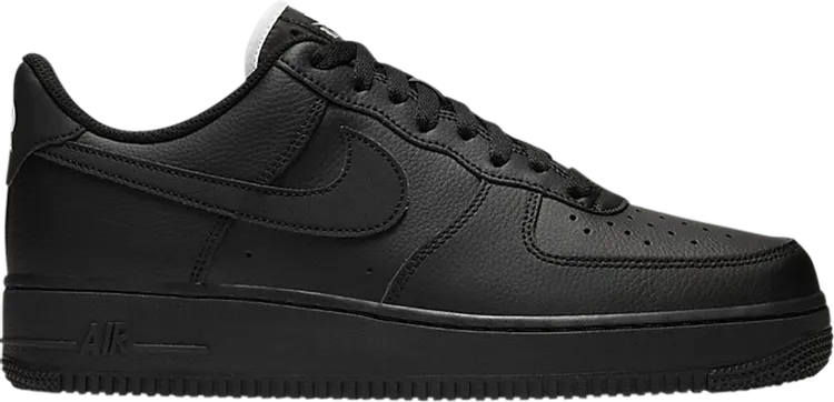 Nike Air Force 1 '07 'Triple Black' Sneakers, Black