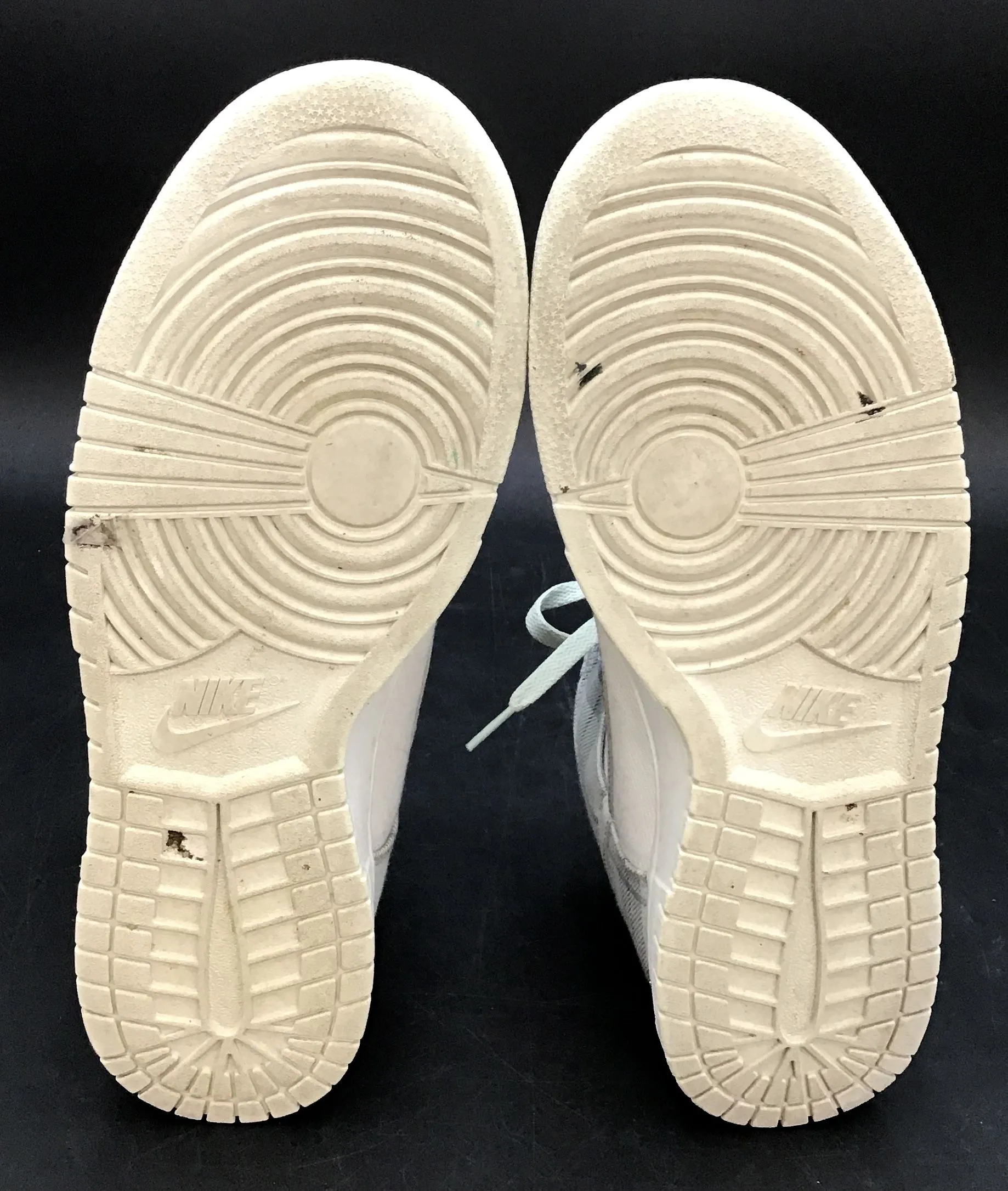 Nike Men's Dunk High SE DV0826-100 White Green Athletic Shoes - Size 11.5