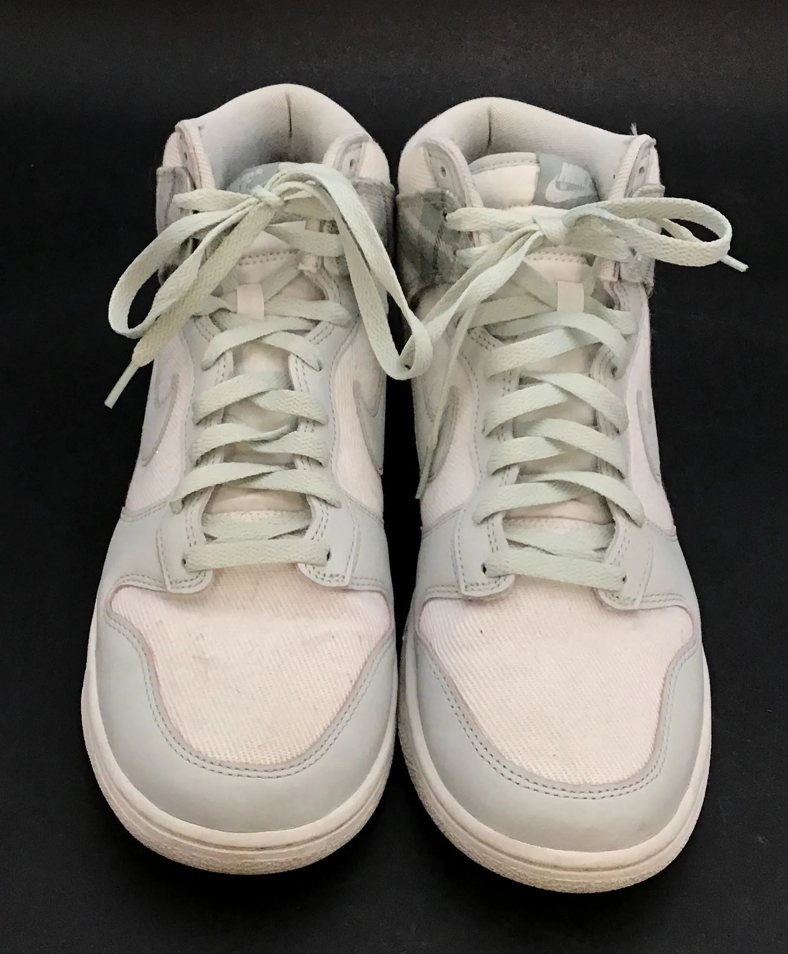 Nike Men's Dunk High SE DV0826-100 White Green Athletic Shoes - Size 11.5