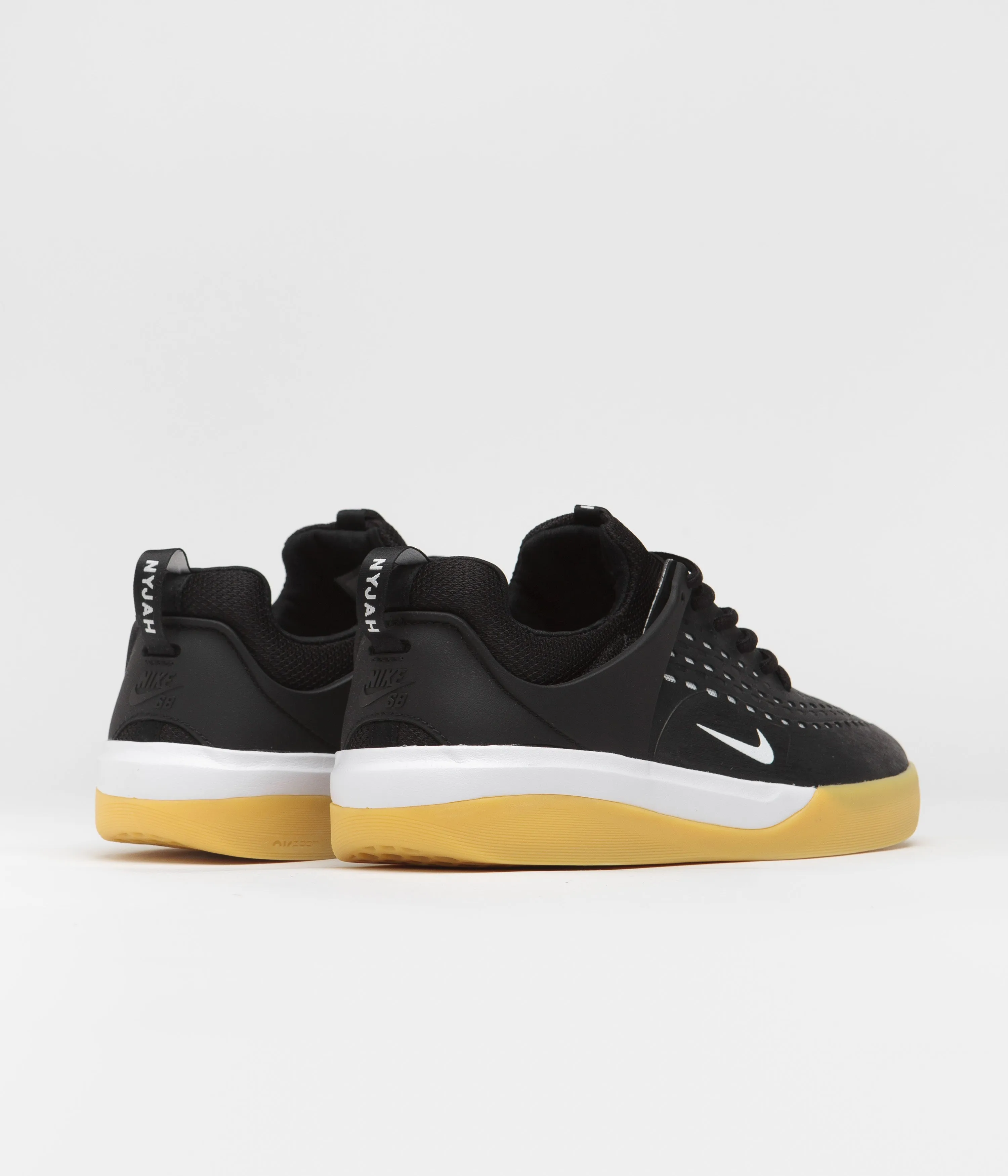 Nike SB Nyjah 3 Shoes - Black / White - Black - White