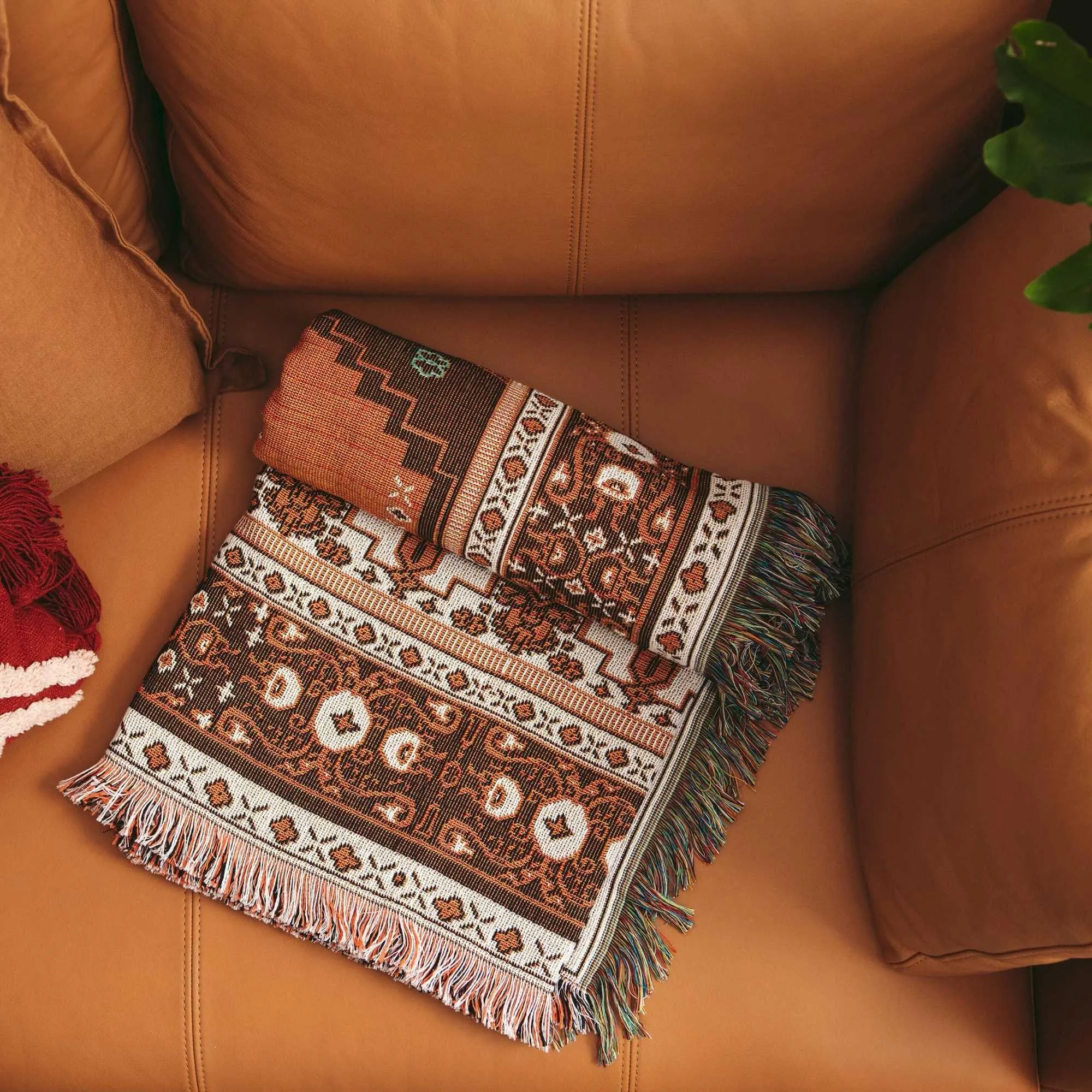 'Norwegian Wood' Woven Picnic Rug / Throw