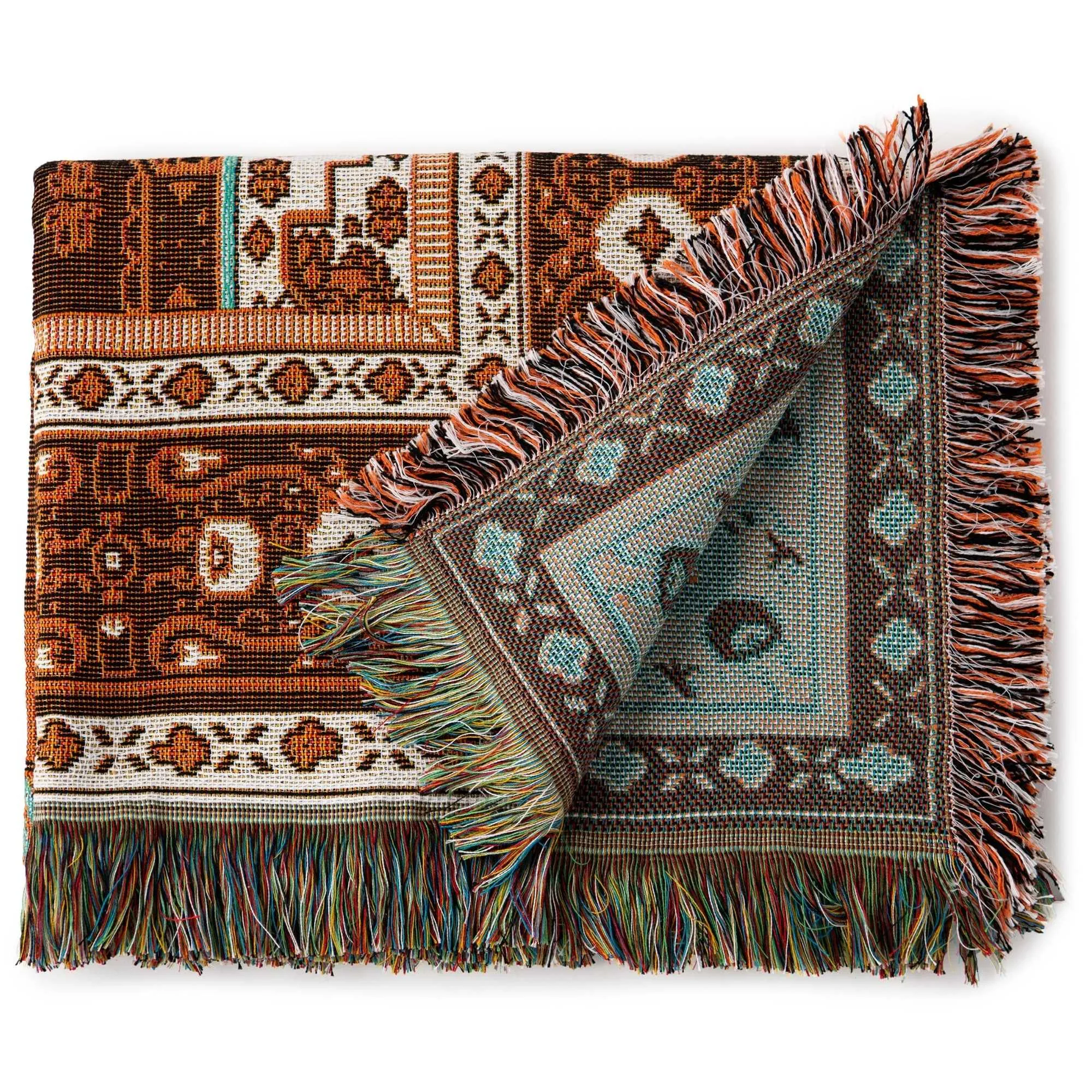 'Norwegian Wood' Woven Picnic Rug / Throw