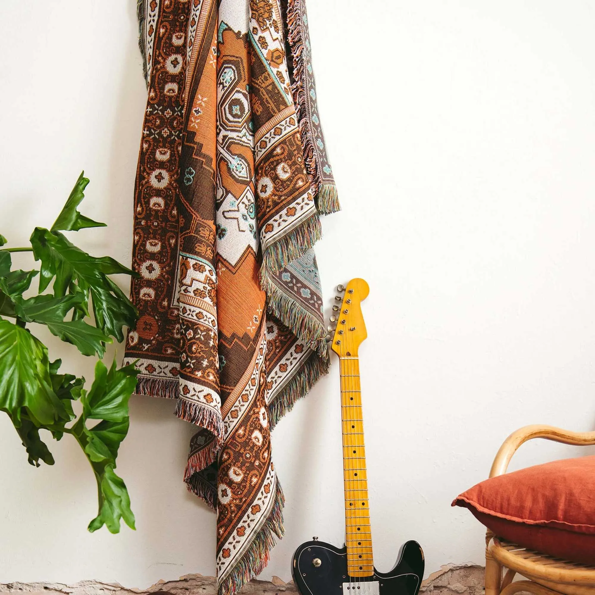 'Norwegian Wood' Woven Picnic Rug / Throw