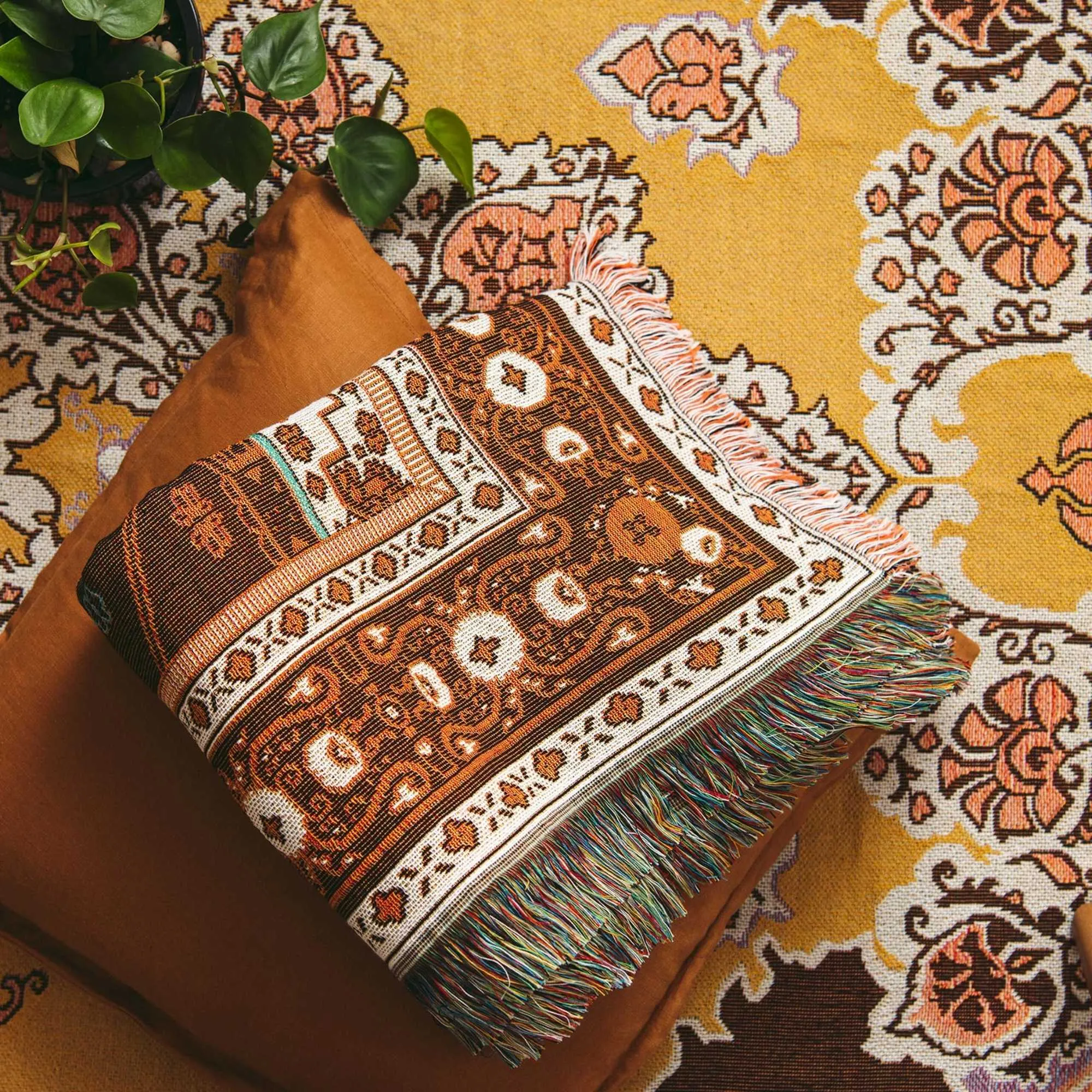 'Norwegian Wood' Woven Picnic Rug / Throw