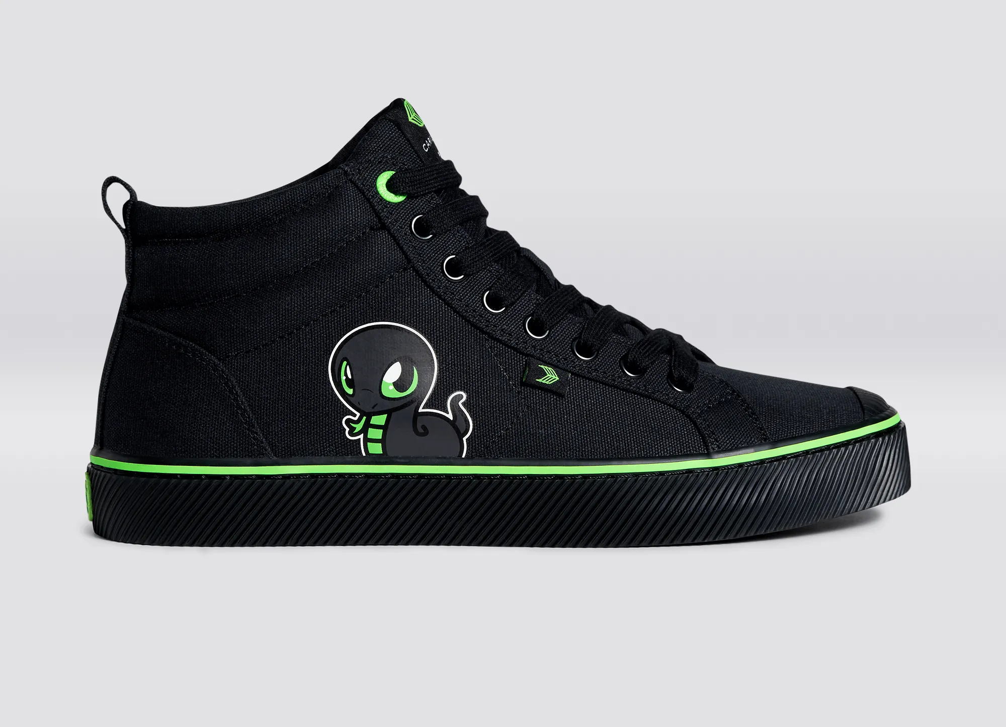 OCA High Razer All Black Canvas Sneaker Women