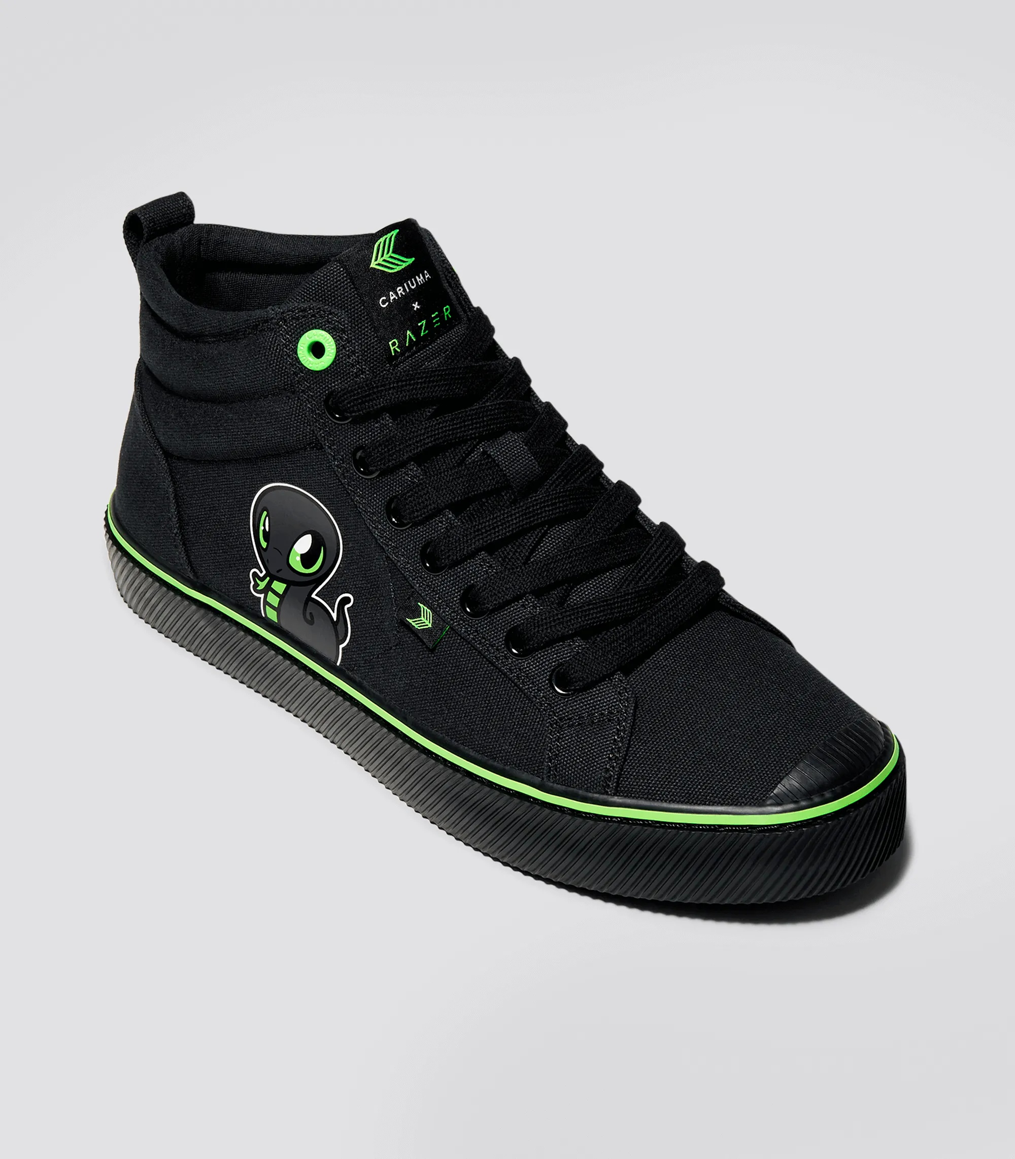 OCA High Razer All Black Canvas Sneaker Women
