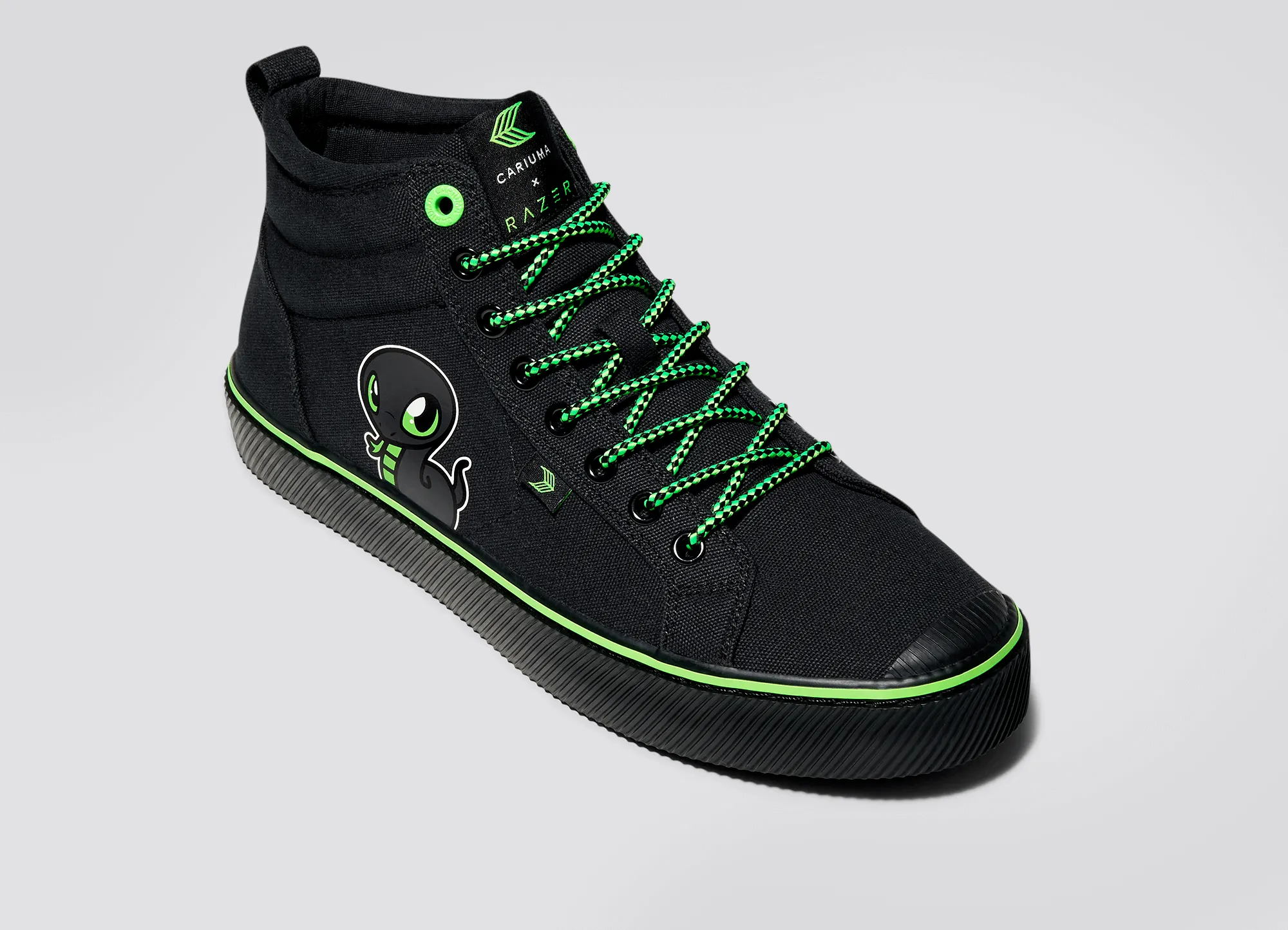 OCA High Razer All Black Canvas Sneaker Women
