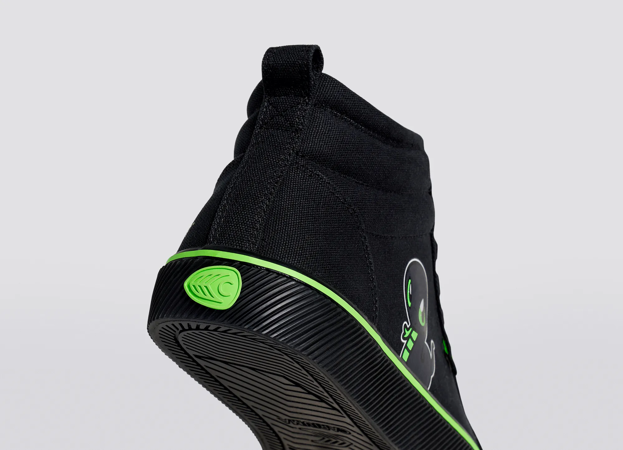 OCA High Razer All Black Canvas Sneaker Women