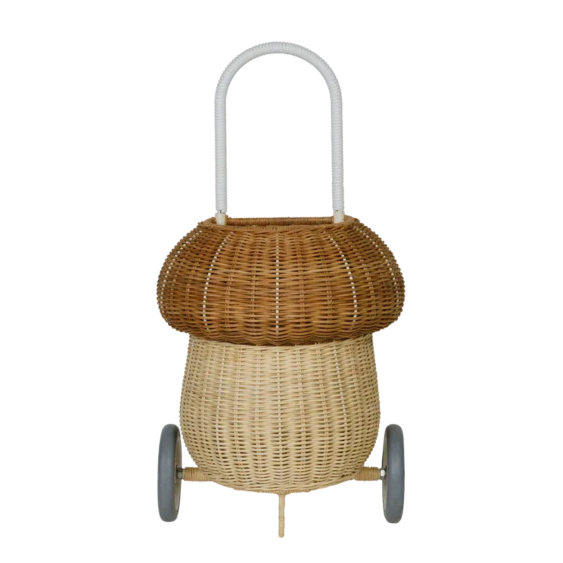 Olli Ella Rattan Mushroom Luggy- Natural