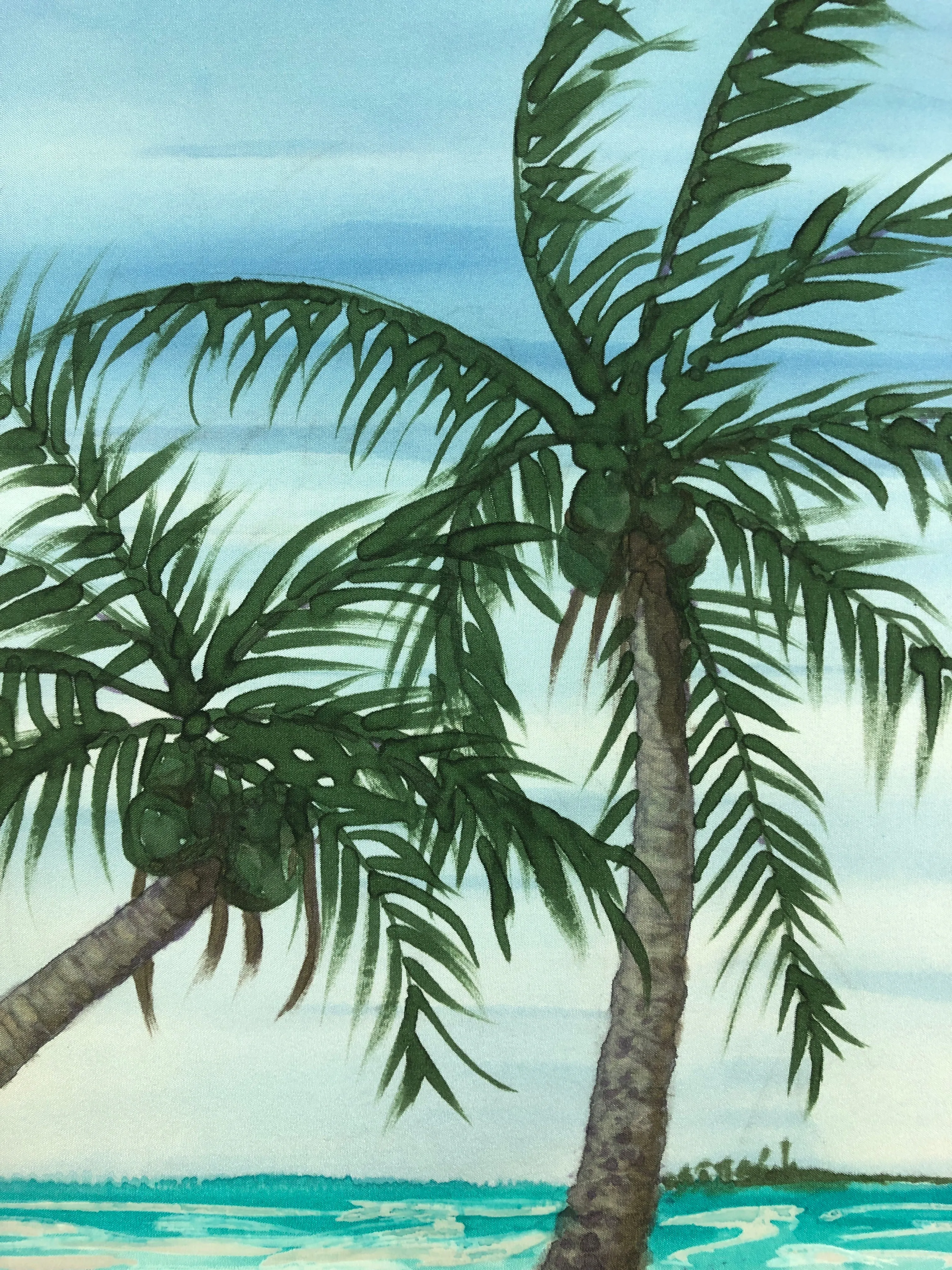 “Out Islands” - Painting on Silk - $230
