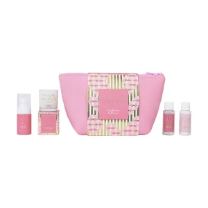 Palm Beach Collection Pistachio Rose Neoprene Beauty Bag Set
