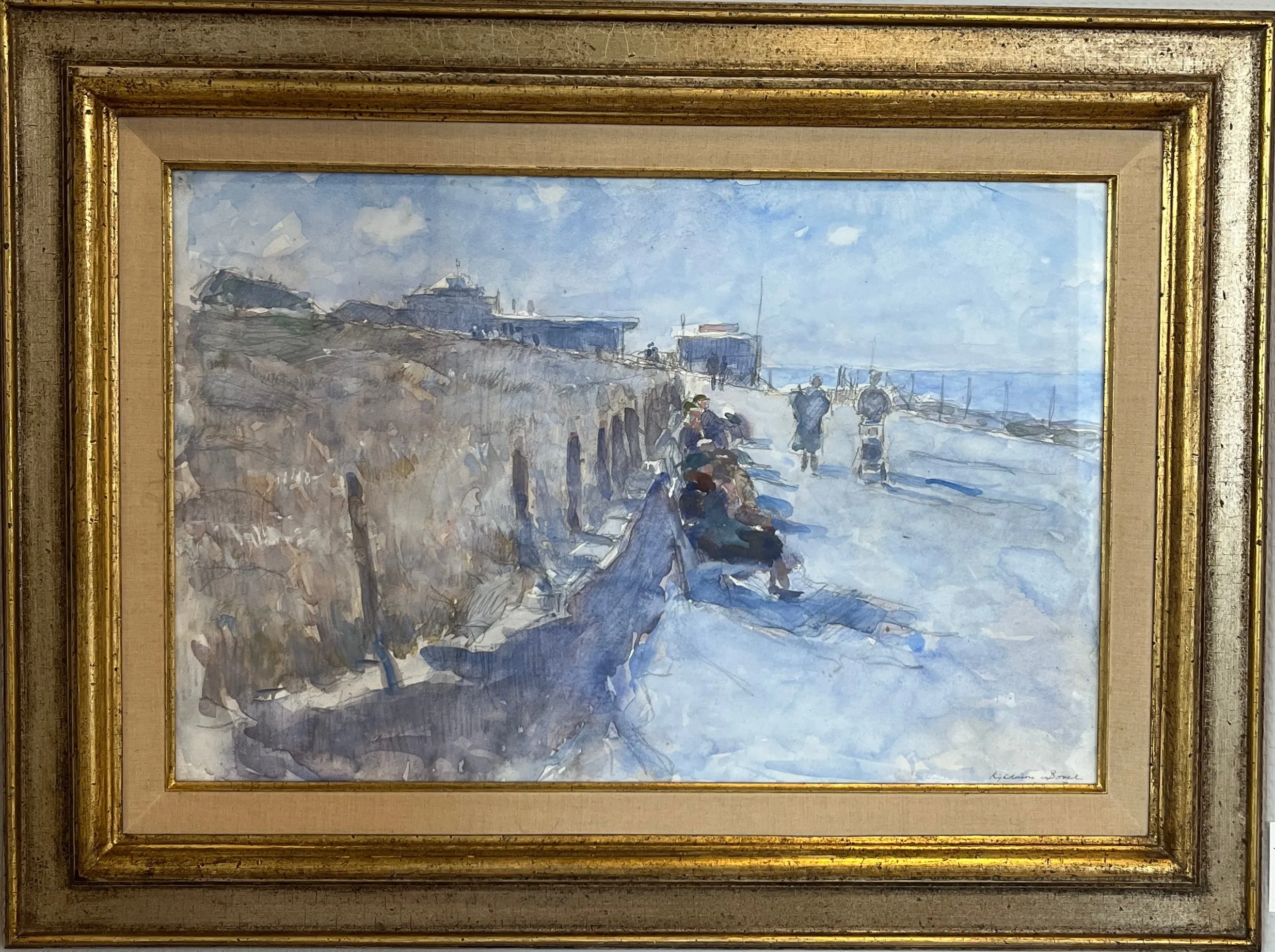 Piet van Boxel, Strolling along the beach