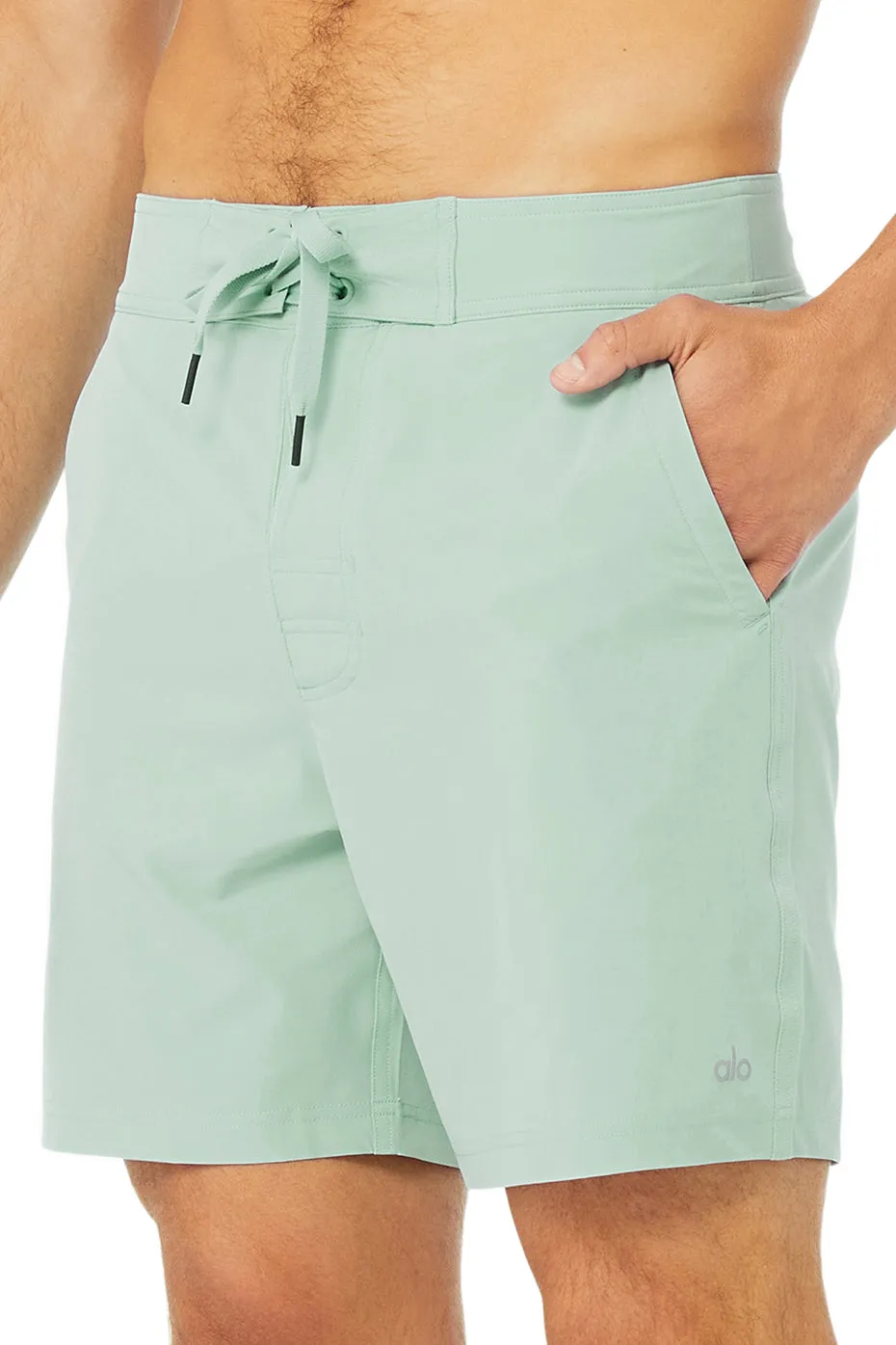 Plow Board Short - Dusty Blue