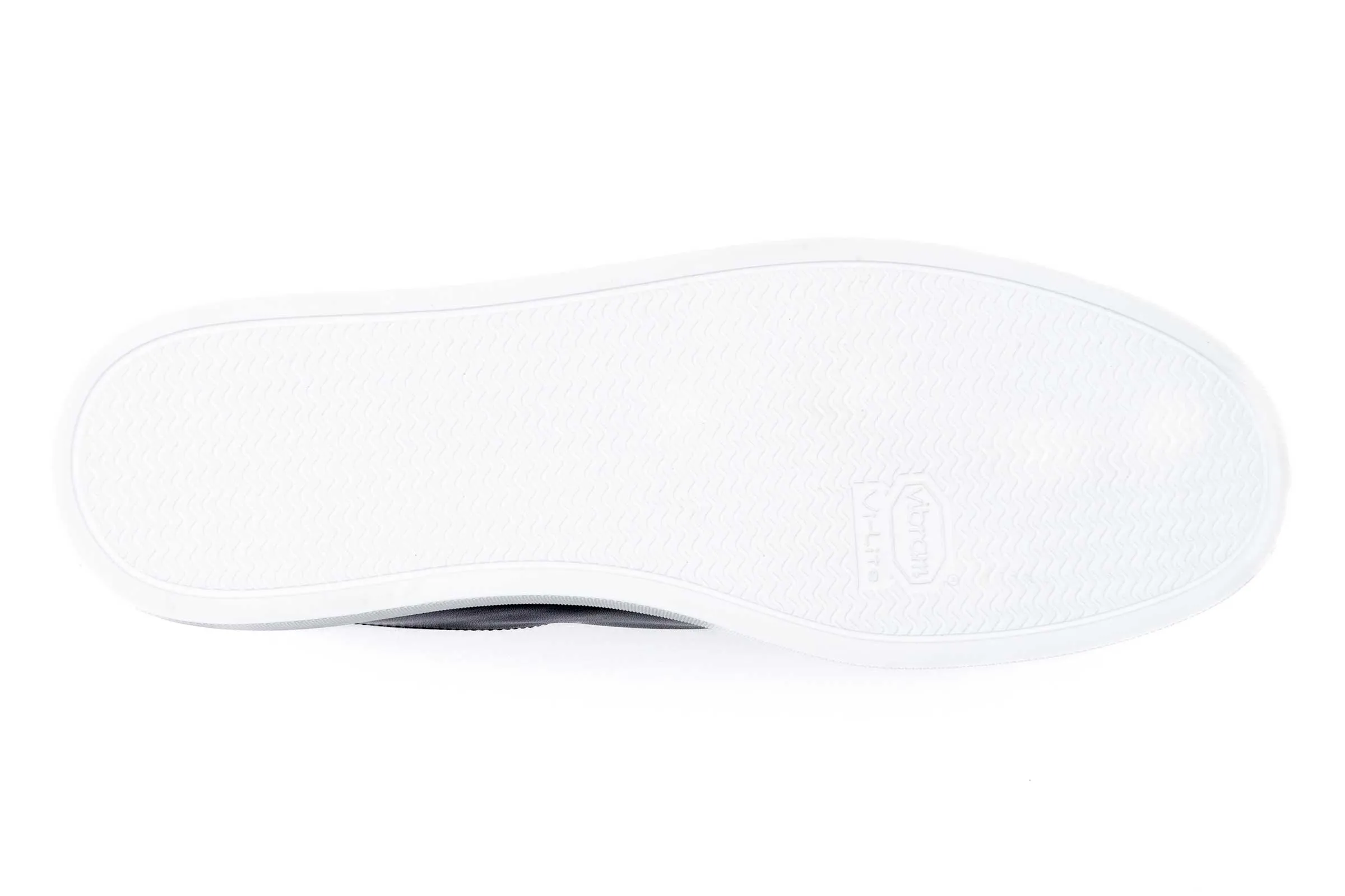 Positano Italian Saddle Leather Sneakers - Fumo