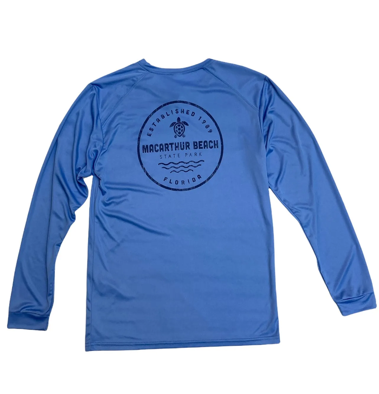 Postal Turtle Performance Sun Shirt - Bimini Blue