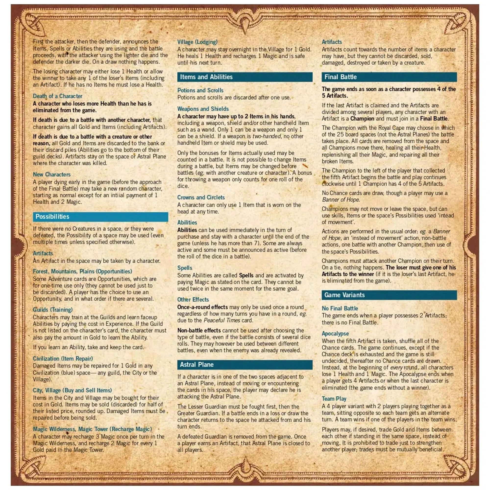 Prophecy - Board Game - Z-Man Games