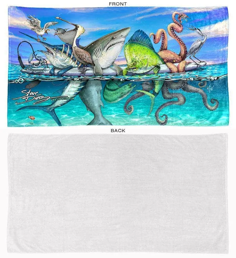 "Board Meeting" Premium Beach Towel