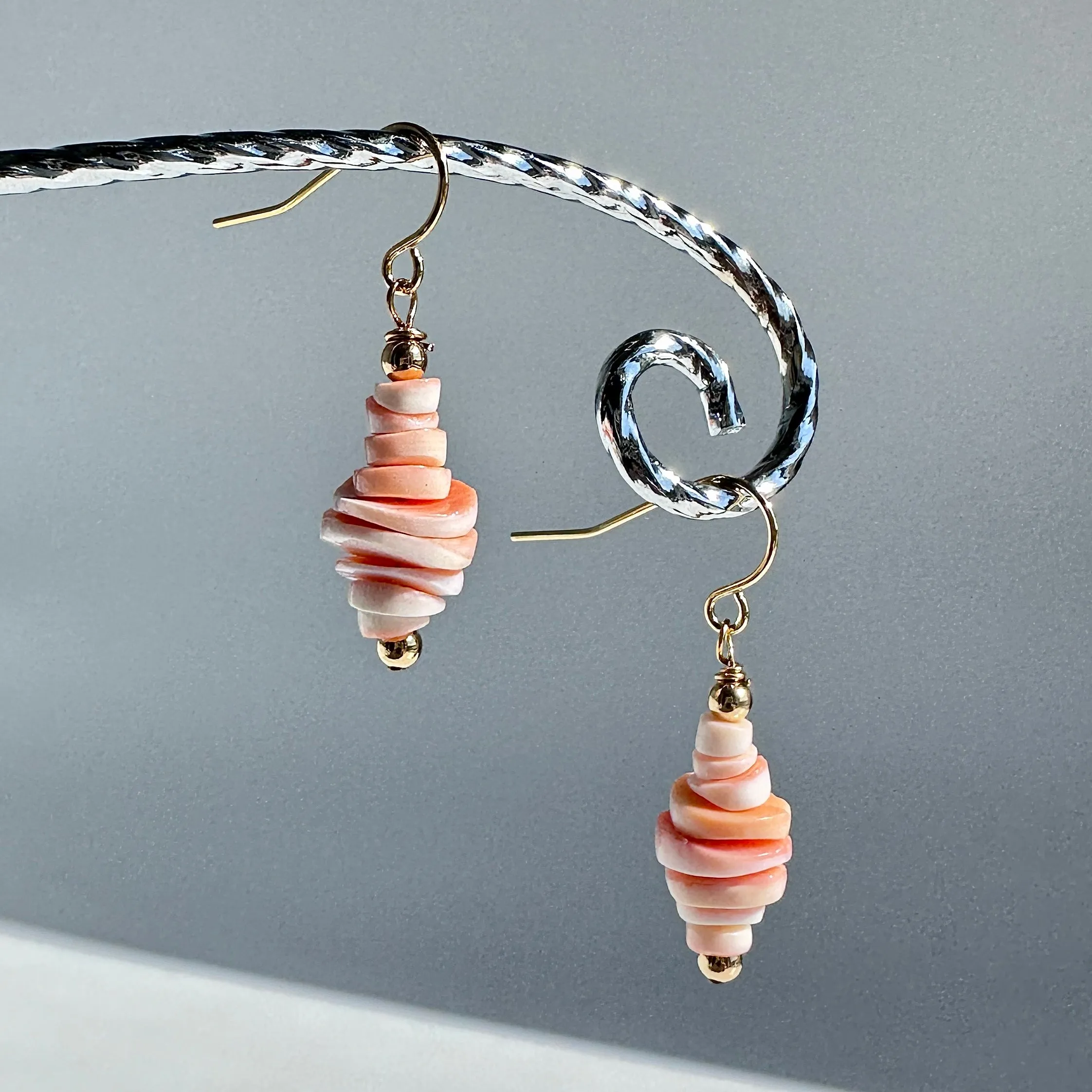 "Peach Beach" Earrings