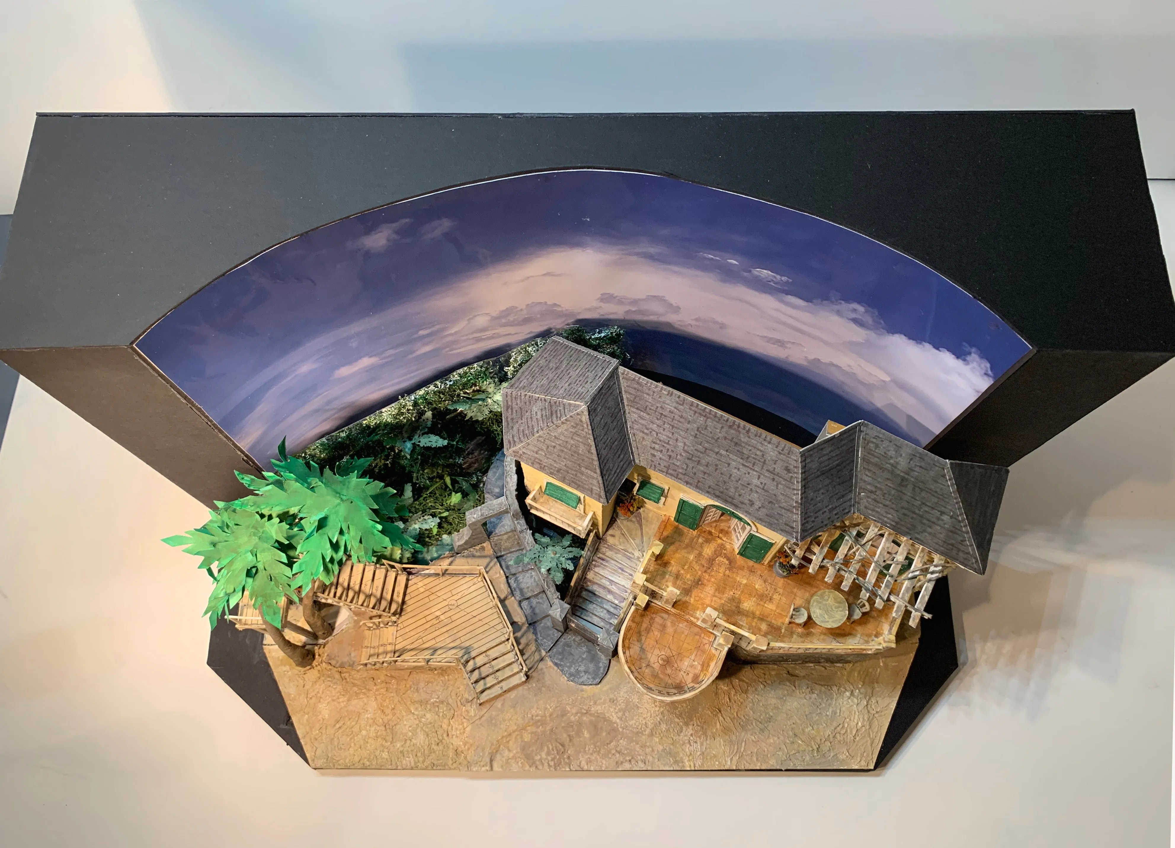 "Twelfth Night" 1/4" Model for Dallas Theater Center by Anna Louizos