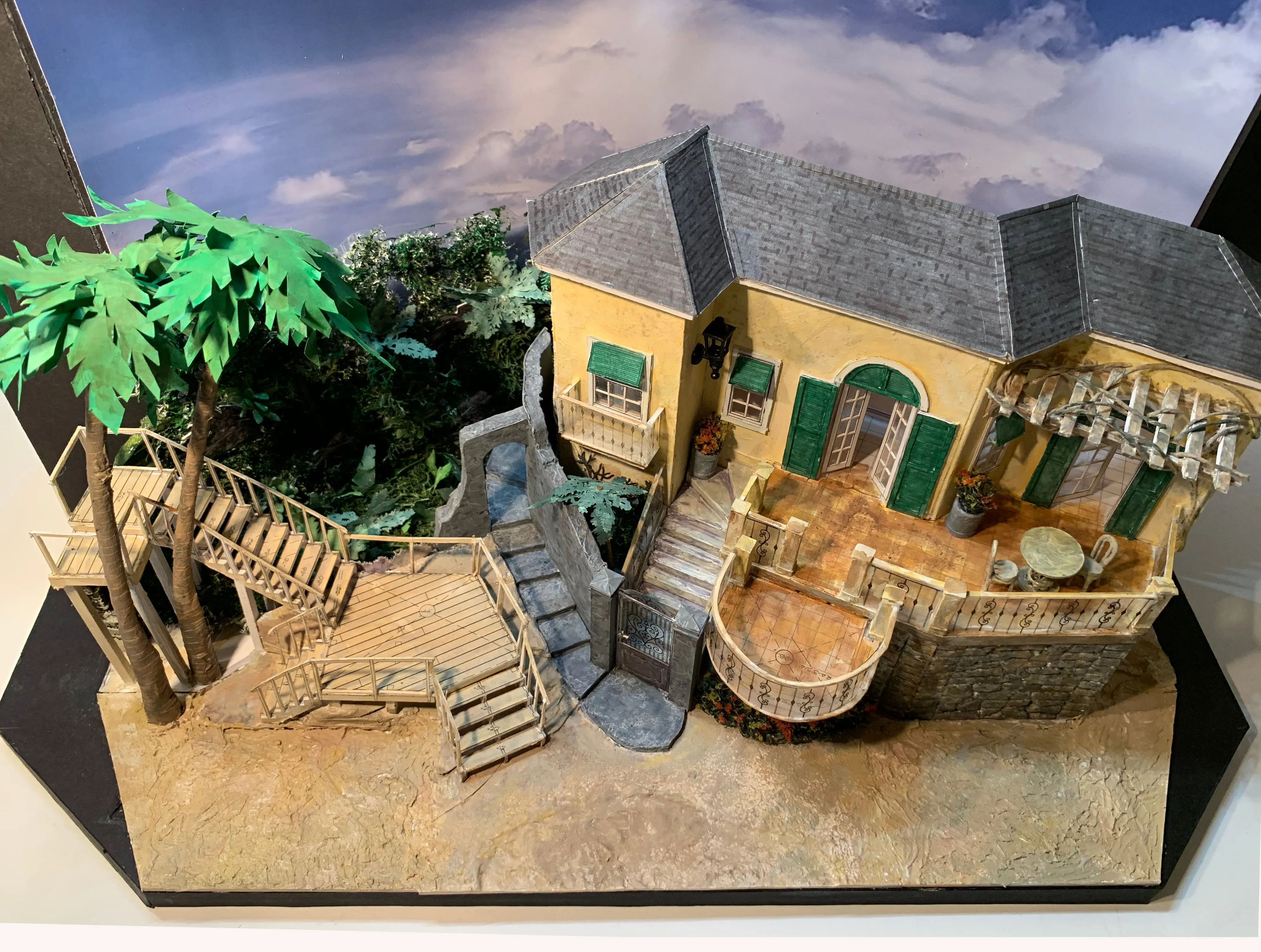 "Twelfth Night" 1/4" Model for Dallas Theater Center by Anna Louizos
