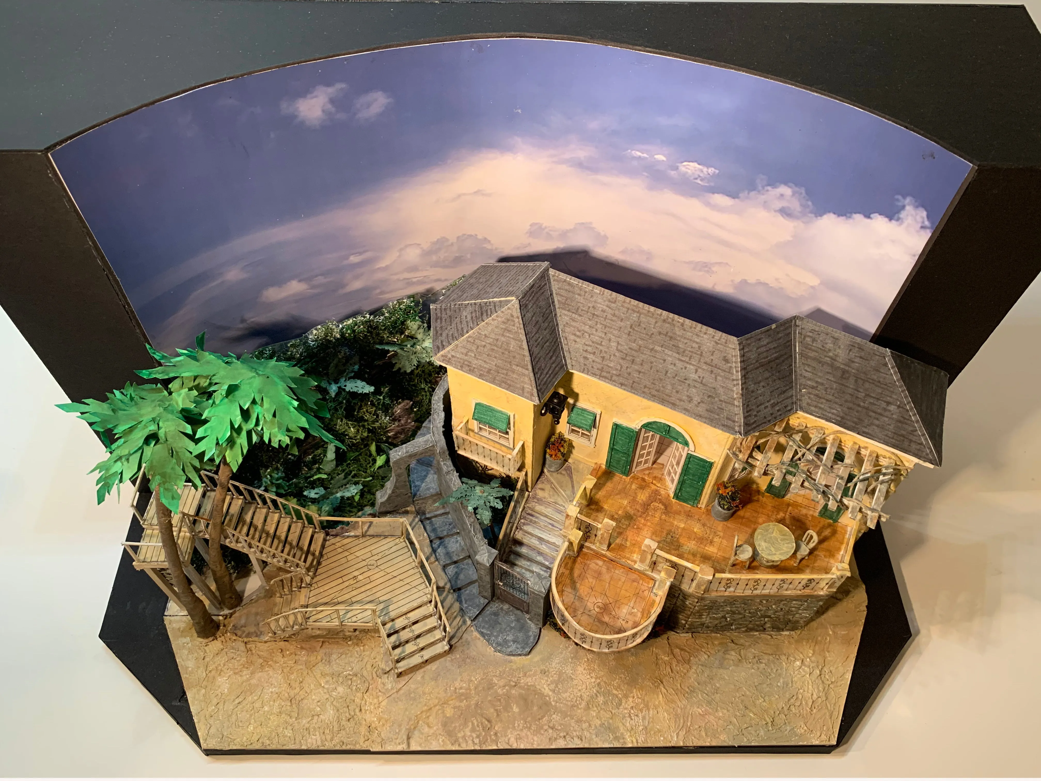"Twelfth Night" 1/4" Model for Dallas Theater Center by Anna Louizos