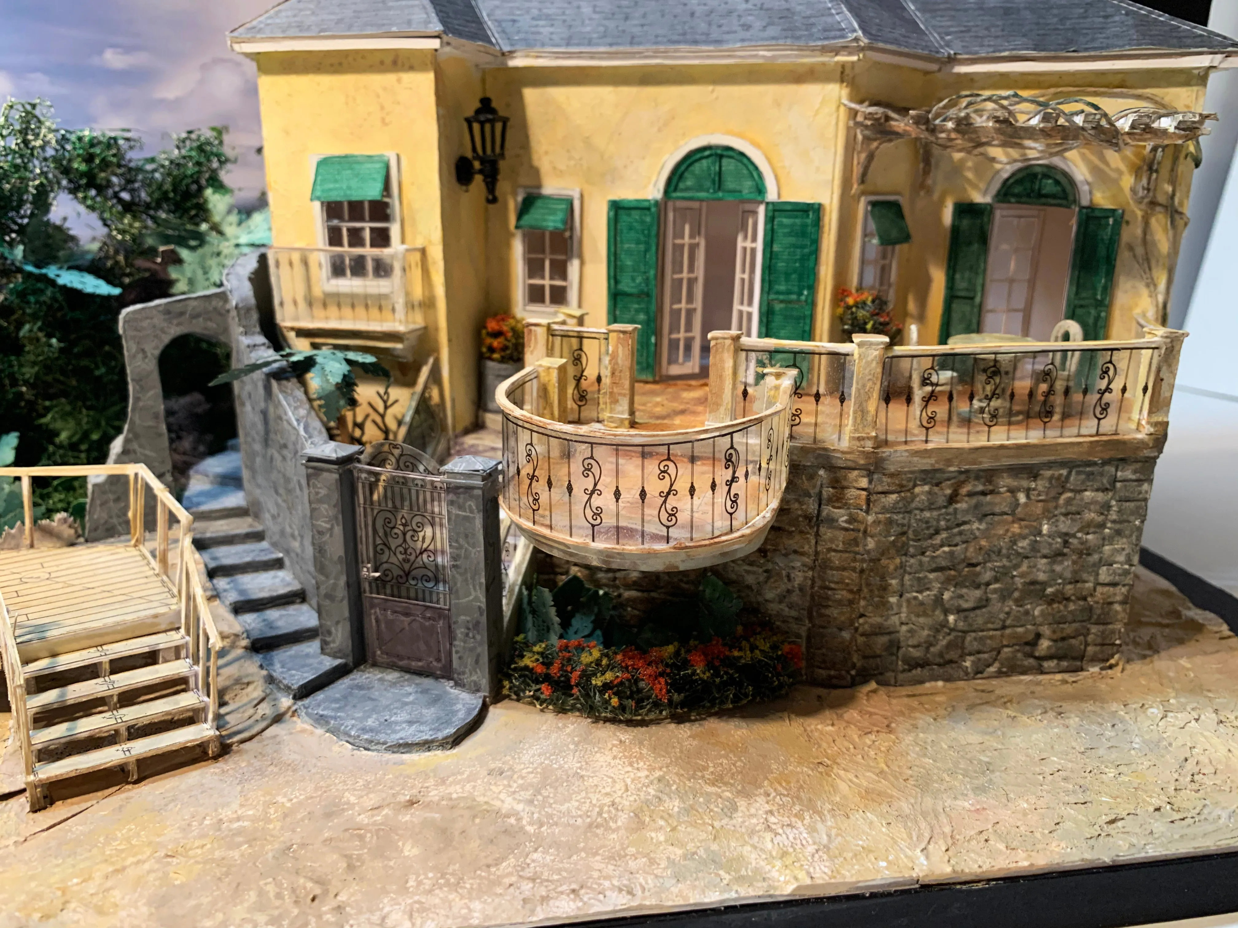 "Twelfth Night" 1/4" Model for Dallas Theater Center by Anna Louizos