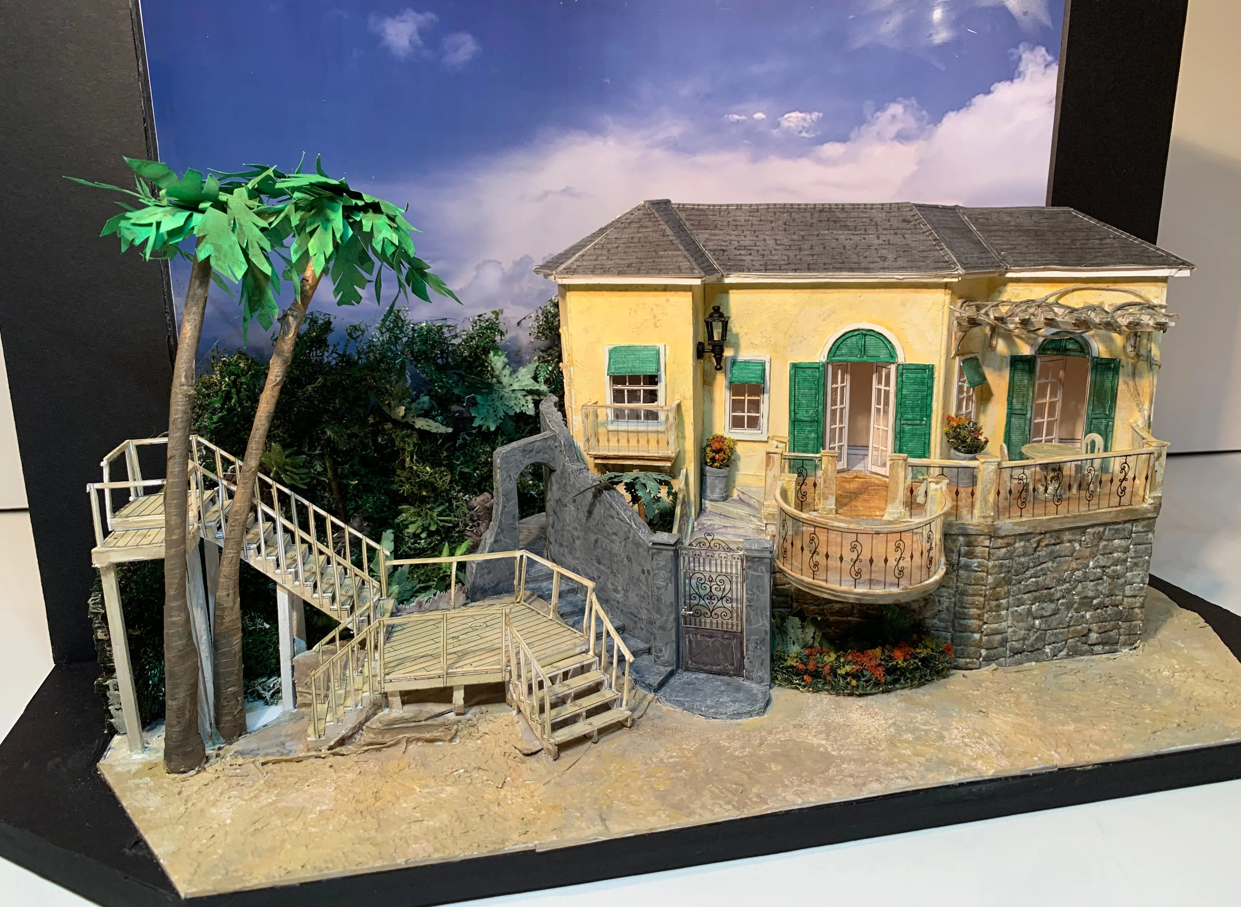 "Twelfth Night" 1/4" Model for Dallas Theater Center by Anna Louizos