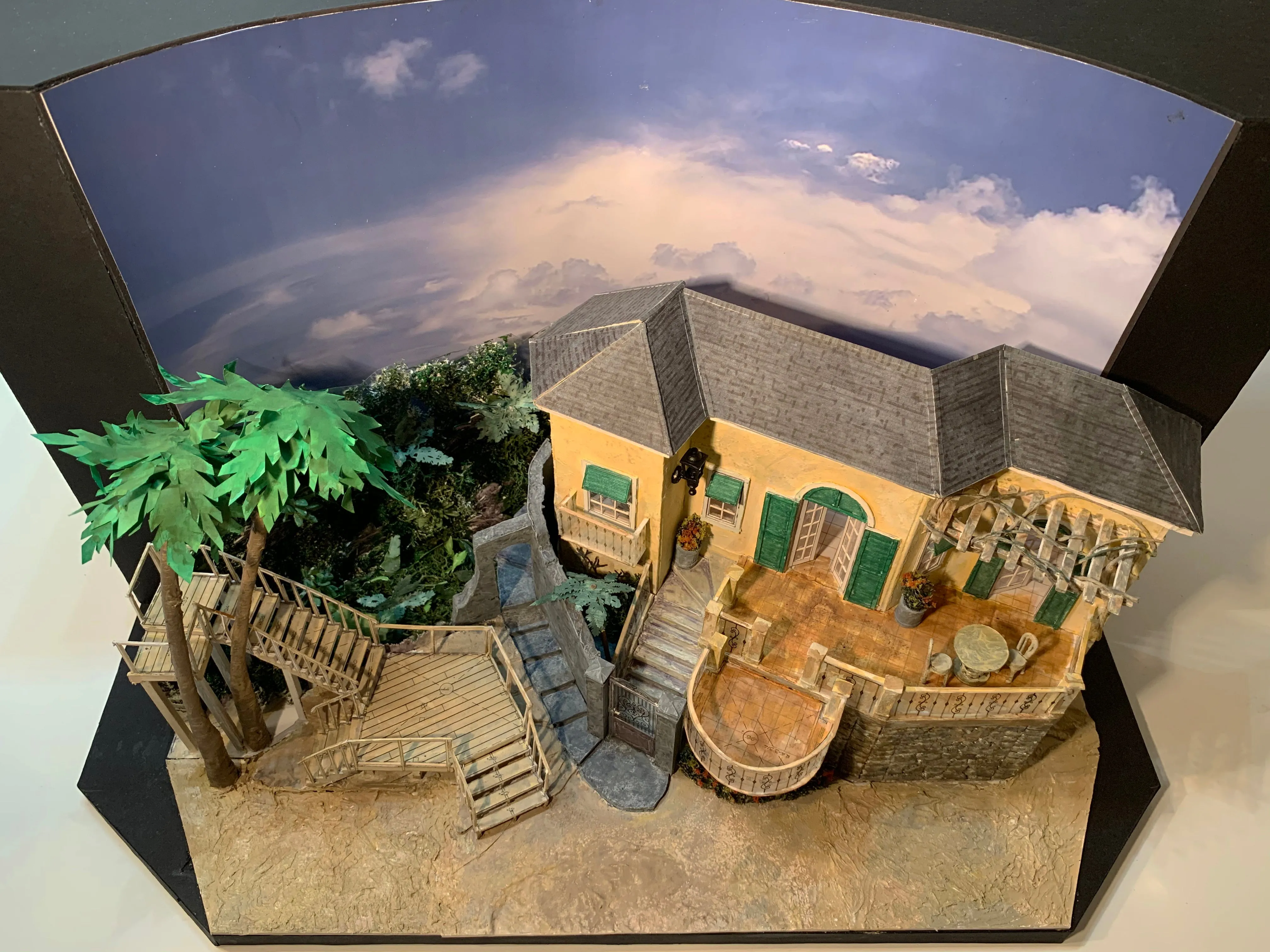 "Twelfth Night" 1/4" Model for Dallas Theater Center by Anna Louizos
